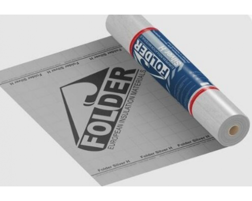 FOLDER SILVER H 85 Tape пароизоляция для кровли и фасада с монтажной лентой