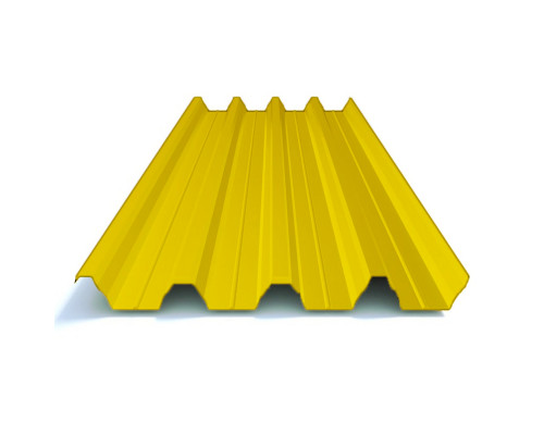 Профнастил ПК 60 RAL 1018 Глянцевый